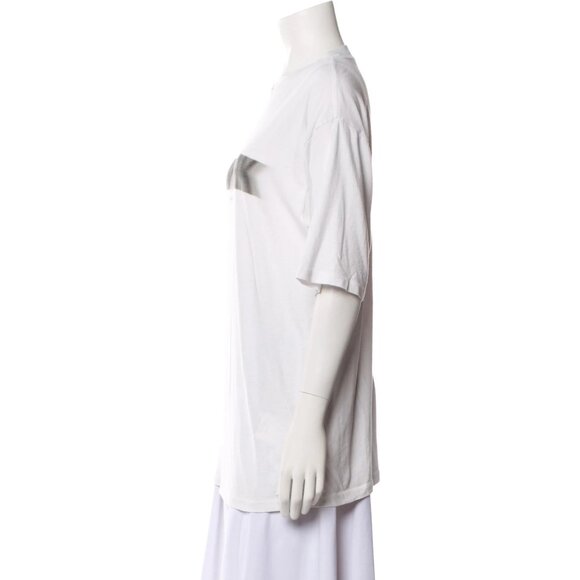 Anine Bing Cason Oversized T-Shirt New York Blur White Tee size Small - Picture 2 of 7